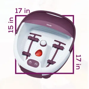 Beurer FB21 Relaxing Vibration Massage and Bubble with Pedicure Attach