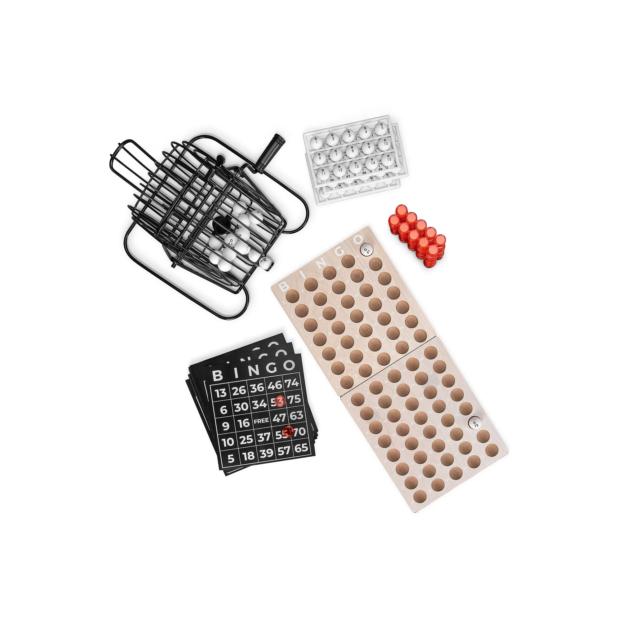 Blksmith Bingo Tabletop Game Set XG1051-BRA - BROWN ONE SIZE