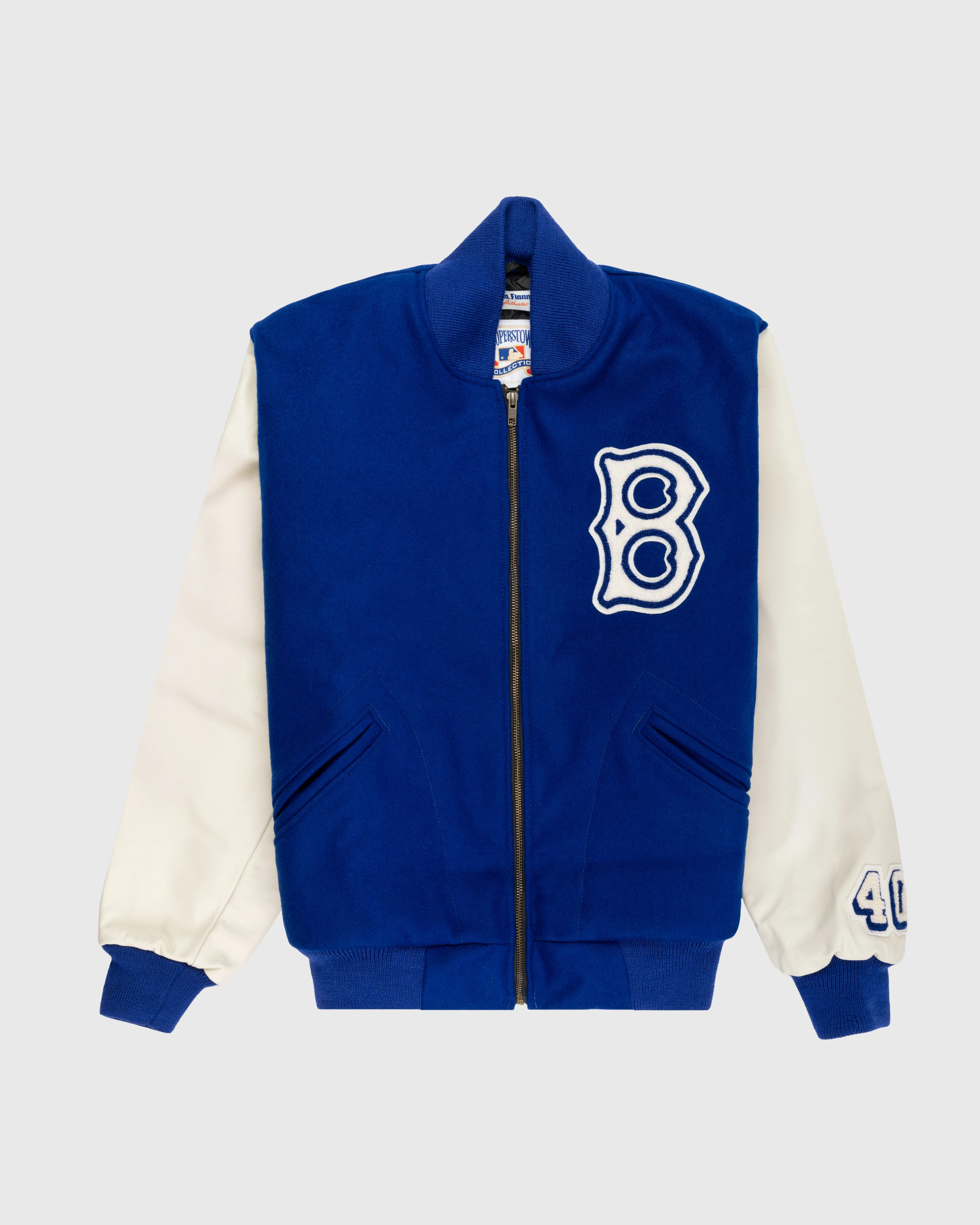 Brooklyn Dodgers 1940 Authentic Wool & Leather Varsity Jacket