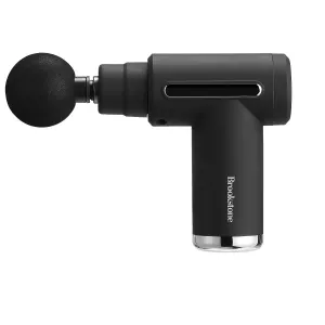 Brookstone Cordless Handheld Percussion Massager, Black