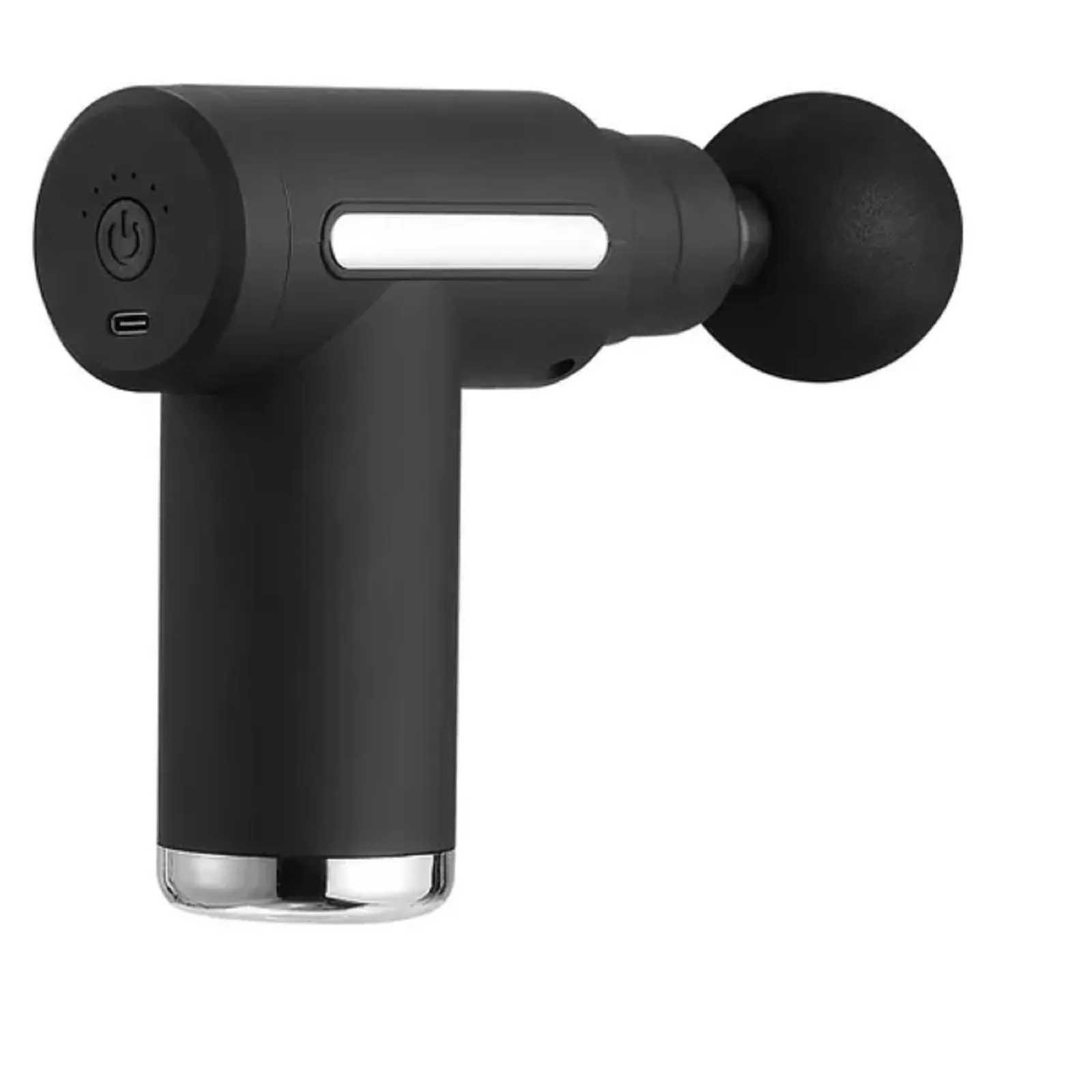 Brookstone Cordless Handheld Percussion Massager, Black
