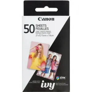 Canon ZINK Photo Paper Pack, 50 Sheets - Glossy Finish