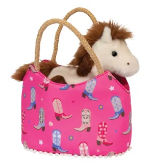 Cowgirl Boots Sassy Sak w/Horse