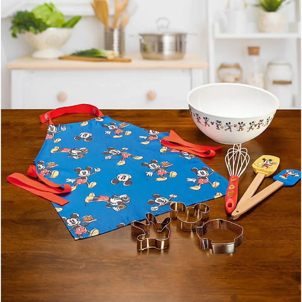 Disney BBD18US7210100th Anniversary Kids' 8-Piece Baking Set, Mickey and Minnie