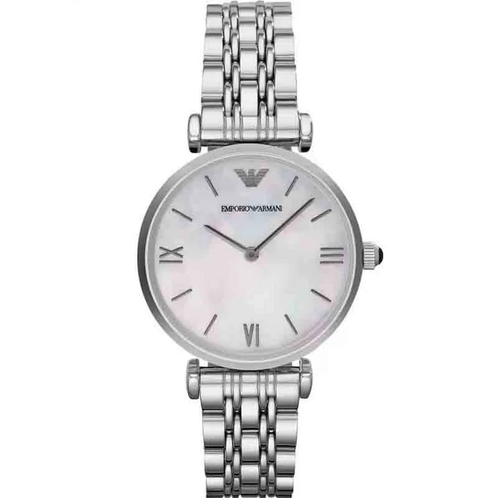 Emporio Armani Retro Silver Women's Watch AR1682