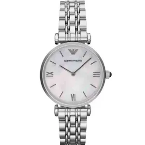 Emporio Armani Retro Silver Women's Watch AR1682