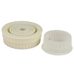 Exoglass Fluted Round Cutter Set - 9 pcs