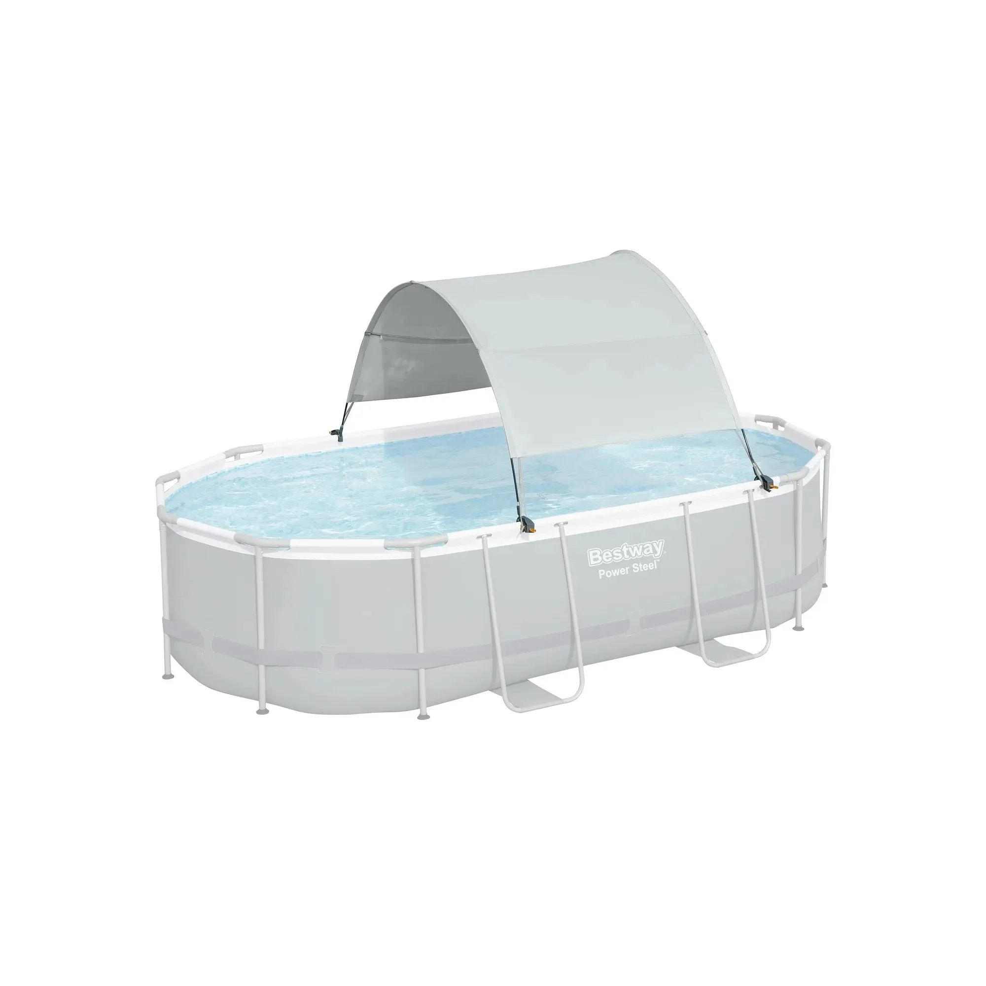 Flowclear 58746E-BW Oval/Rectangular Pool Canopy