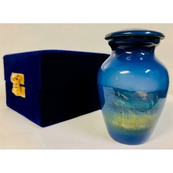 Gulf Waters Cremation Urn| Themed Beach urn | Themed Ocean Urn |