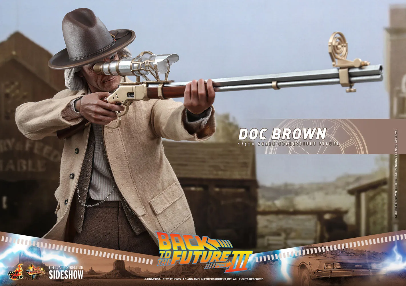 Hot Toys 1/6 Scale Figure - Back to the Future Part III - Doc Brown