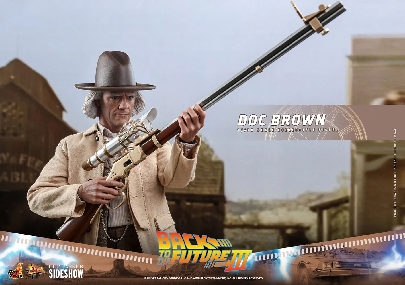 Hot Toys 1/6 Scale Figure - Back to the Future Part III - Doc Brown