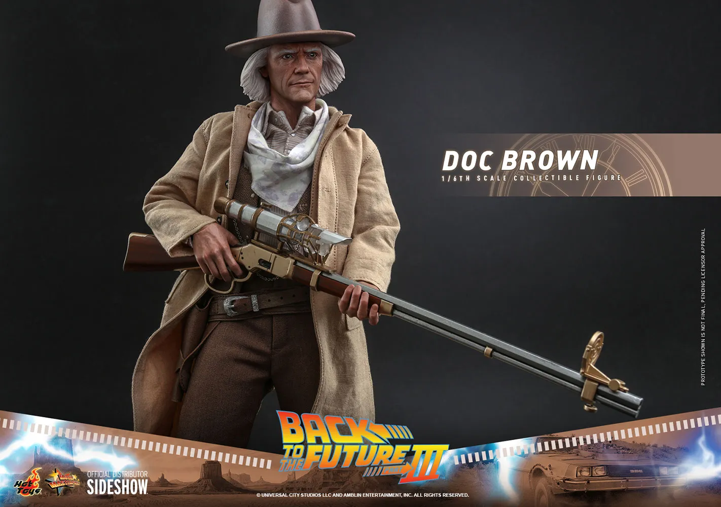Hot Toys 1/6 Scale Figure - Back to the Future Part III - Doc Brown