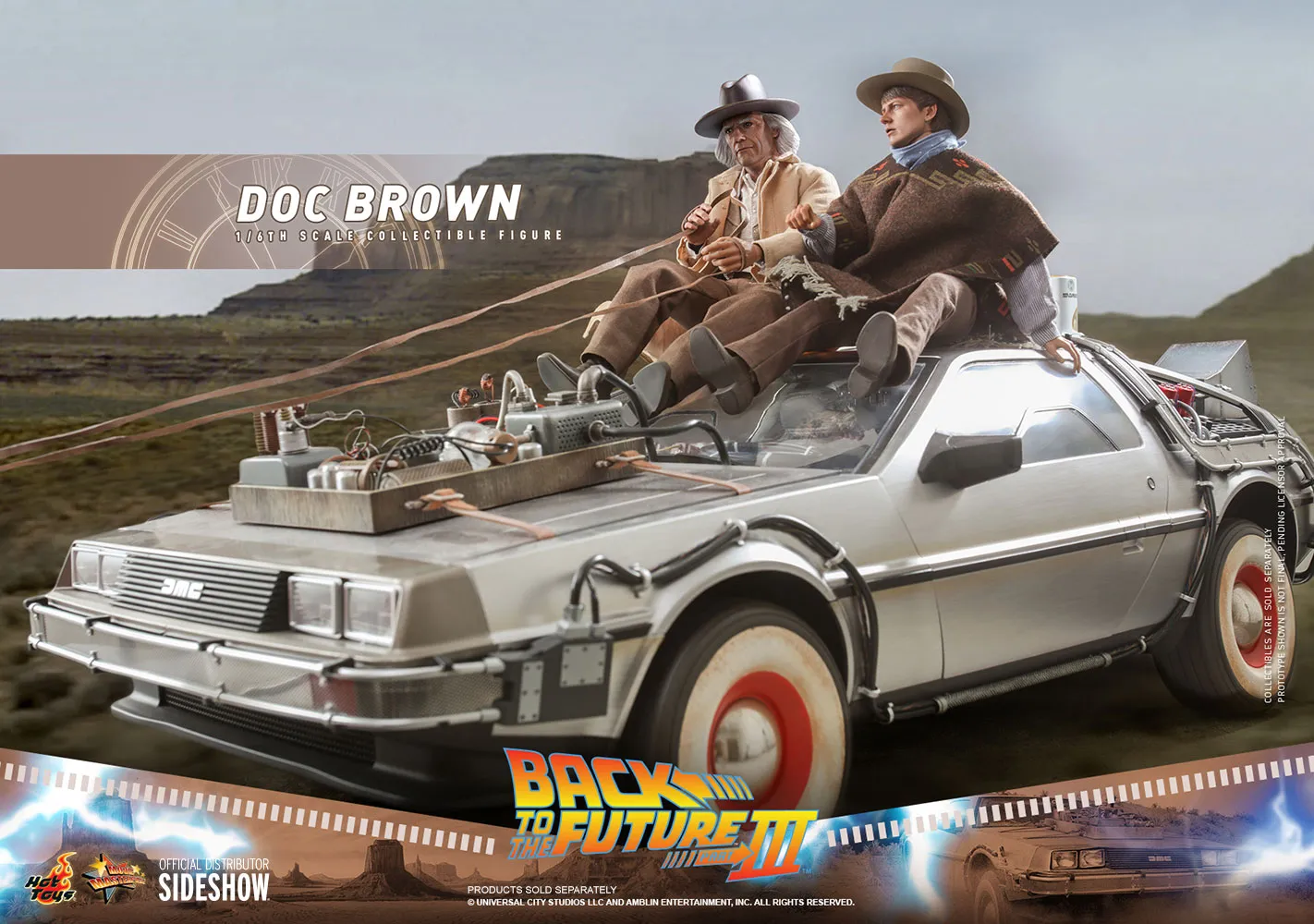 Hot Toys 1/6 Scale Figure - Back to the Future Part III - Doc Brown
