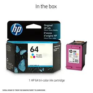 HP 64 Tri-Color Original Ink Cartridge (N9J89AN)