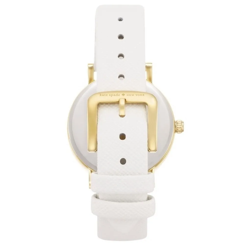 Kate Spade 1YRU0765 Metro White Enamel Dial Women's Watch