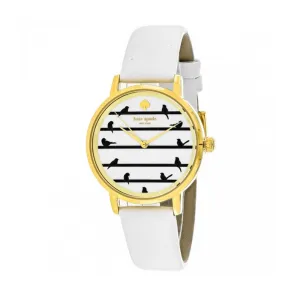 KATE SPADE KSW1043 Metro Bird on Wire White Dial Women's Watch