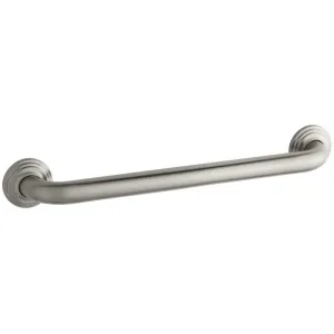 Kohler K-10541-BN Traditional 18-Inch Grab Bar, Vibrant Brushed Nickel