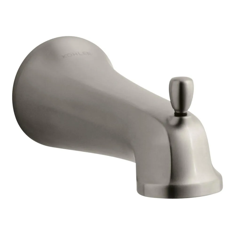 KOHLER K-10589-BN Bancroft Wall-Mount Diverter Bath Spout, Vibrant Brushed Nickel
