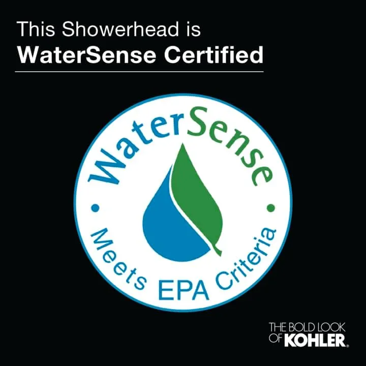 kohler K-23219-G-BV Purist 3-Spray Patterns 6 in. Dual Wall Mount Shower Heads w/1.75 GPM in Vibrant Brushed Bronze
