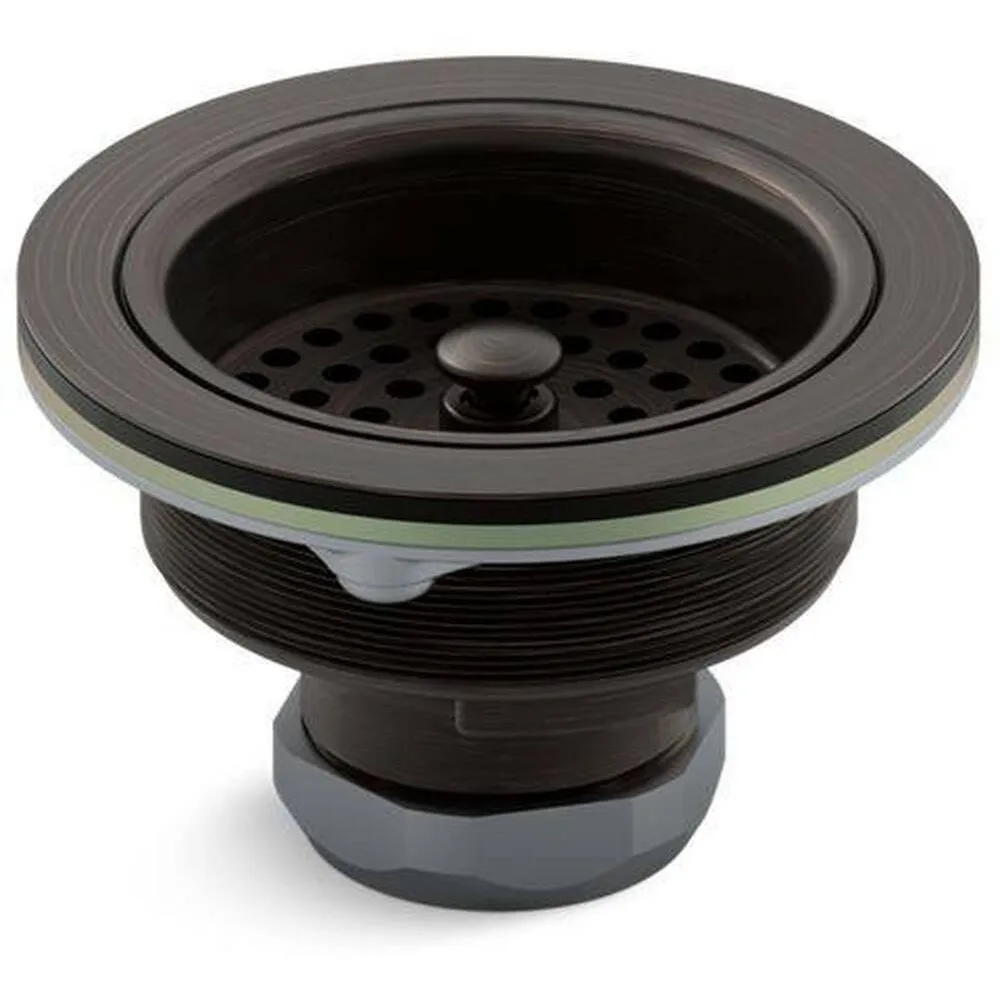 Kohler K-8799-2BZ Duostrainer Sink Strainer, Oil Rubbed Bronze