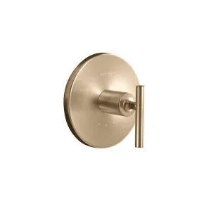 KOHLER K-T14488-4-BV Purist Thermostatic Valve Trim, Vibrant Brushed Bronze