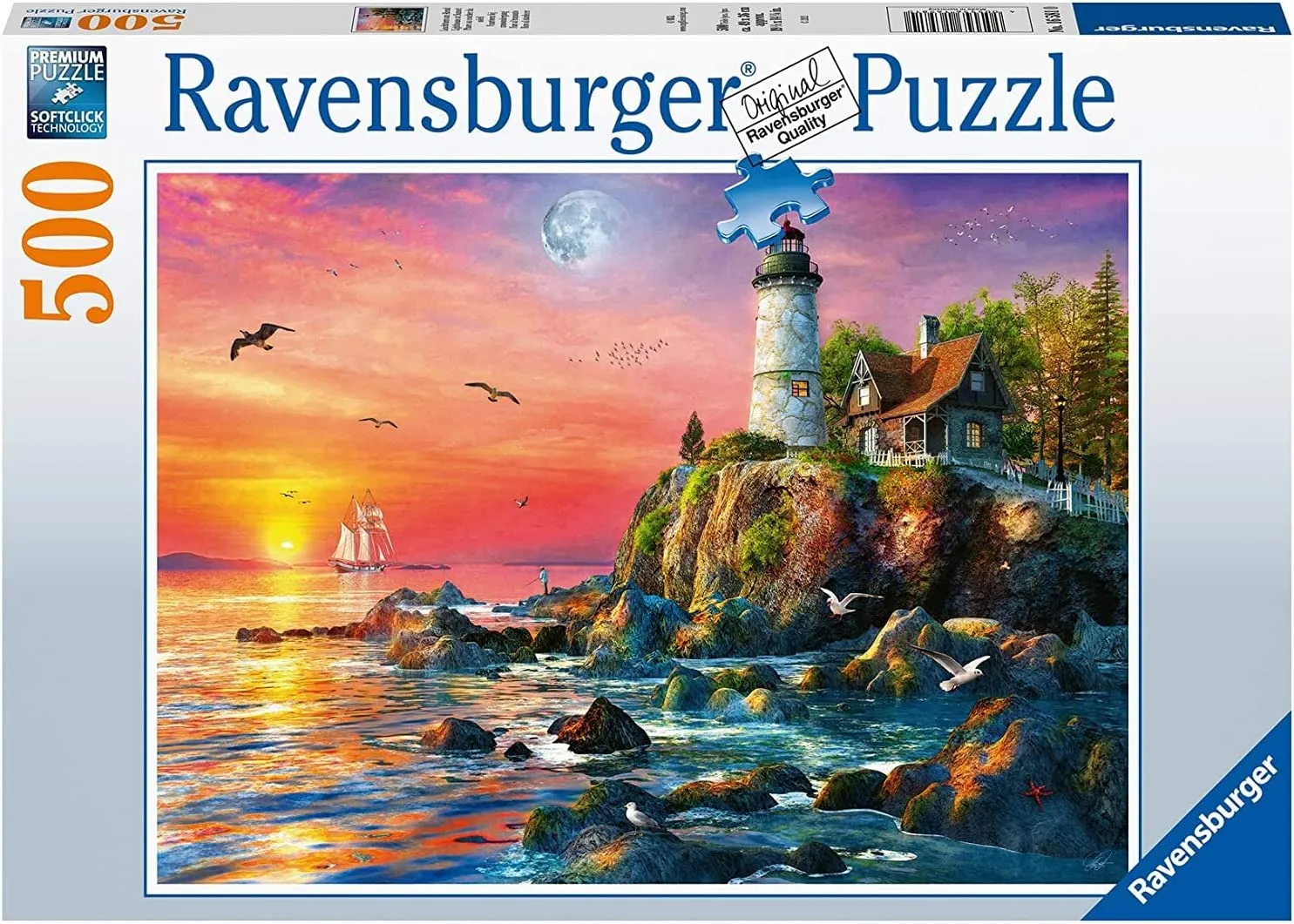 Lighthouse at Sunset 500pc Puzzle