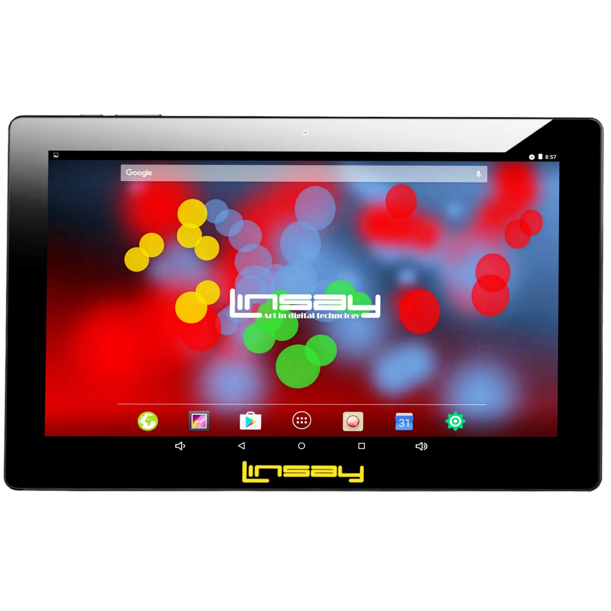Linsay F10XIPS 10.1" 1280x800 IPS Touchscreen 16GB Tablet Android 6.1
