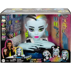 Monster High HRP71 Frankie Stein Doll Head for Hair Styling with 65  Accessories