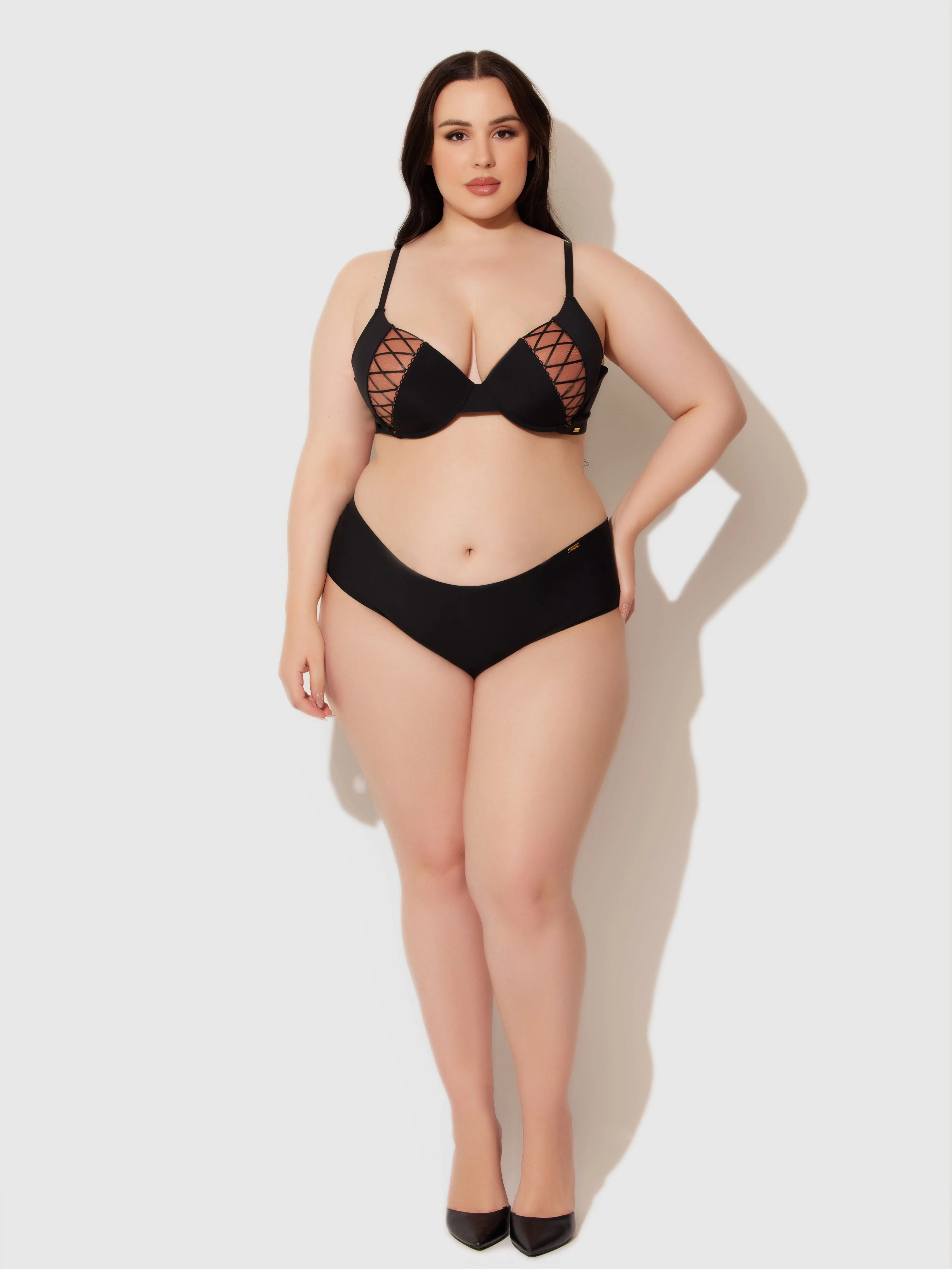 Natalia Micro Lace Up Back Hipster