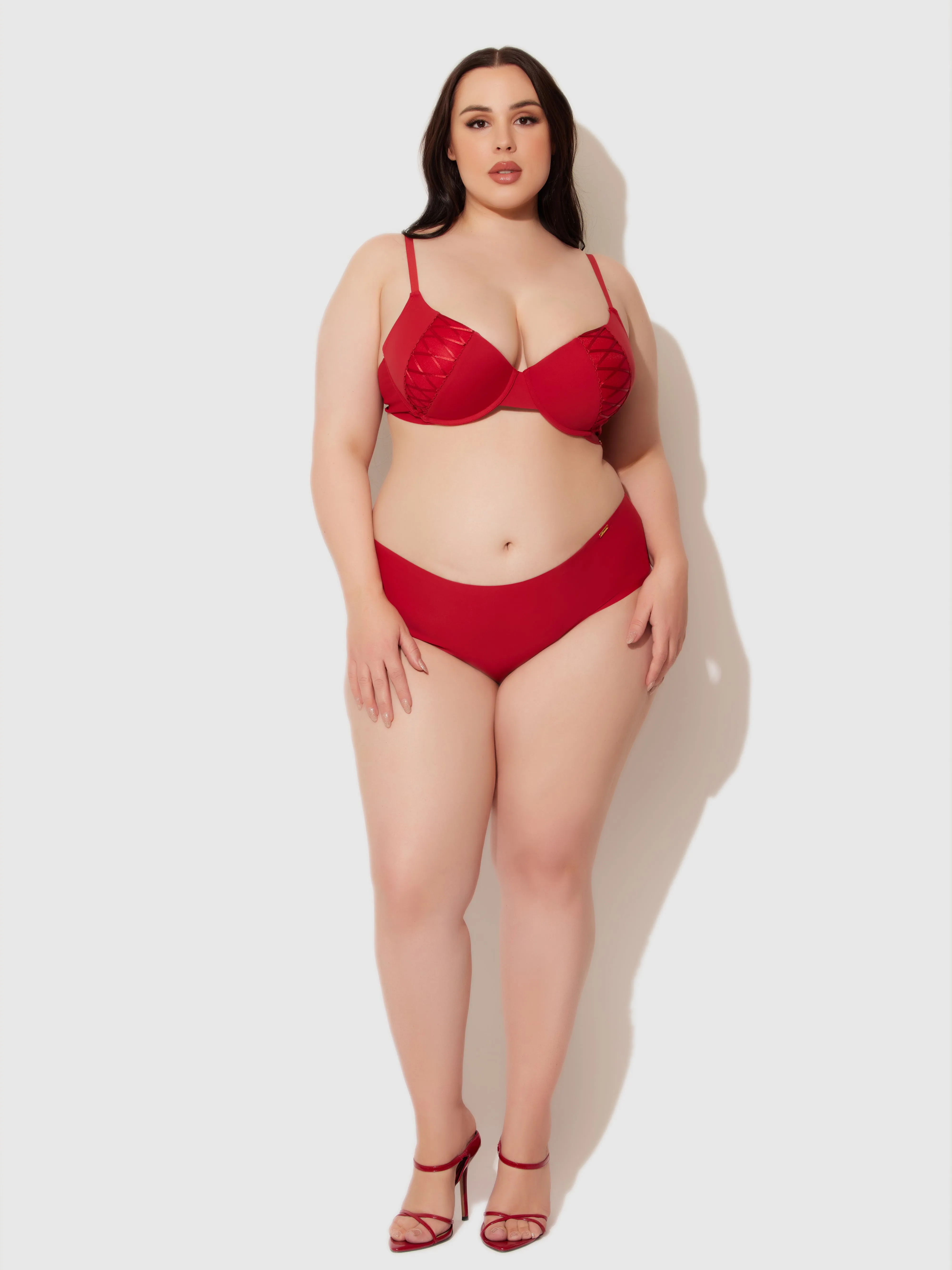 Natalia Micro Lace Up Back Hipster