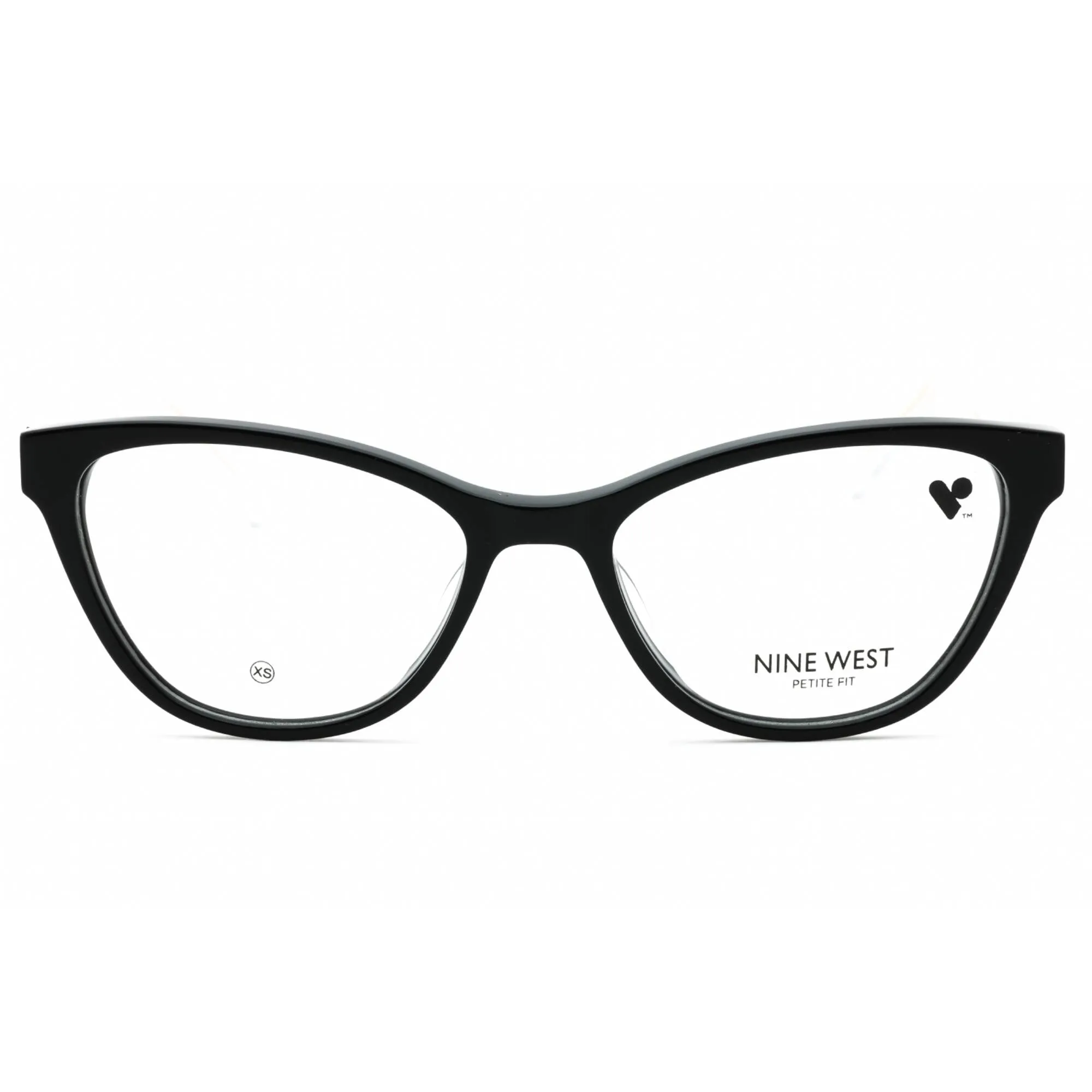 Nine West Women's Eyeglasses - Black Plastic Full Rim Cat Eye Shape Frame| NW5217 001