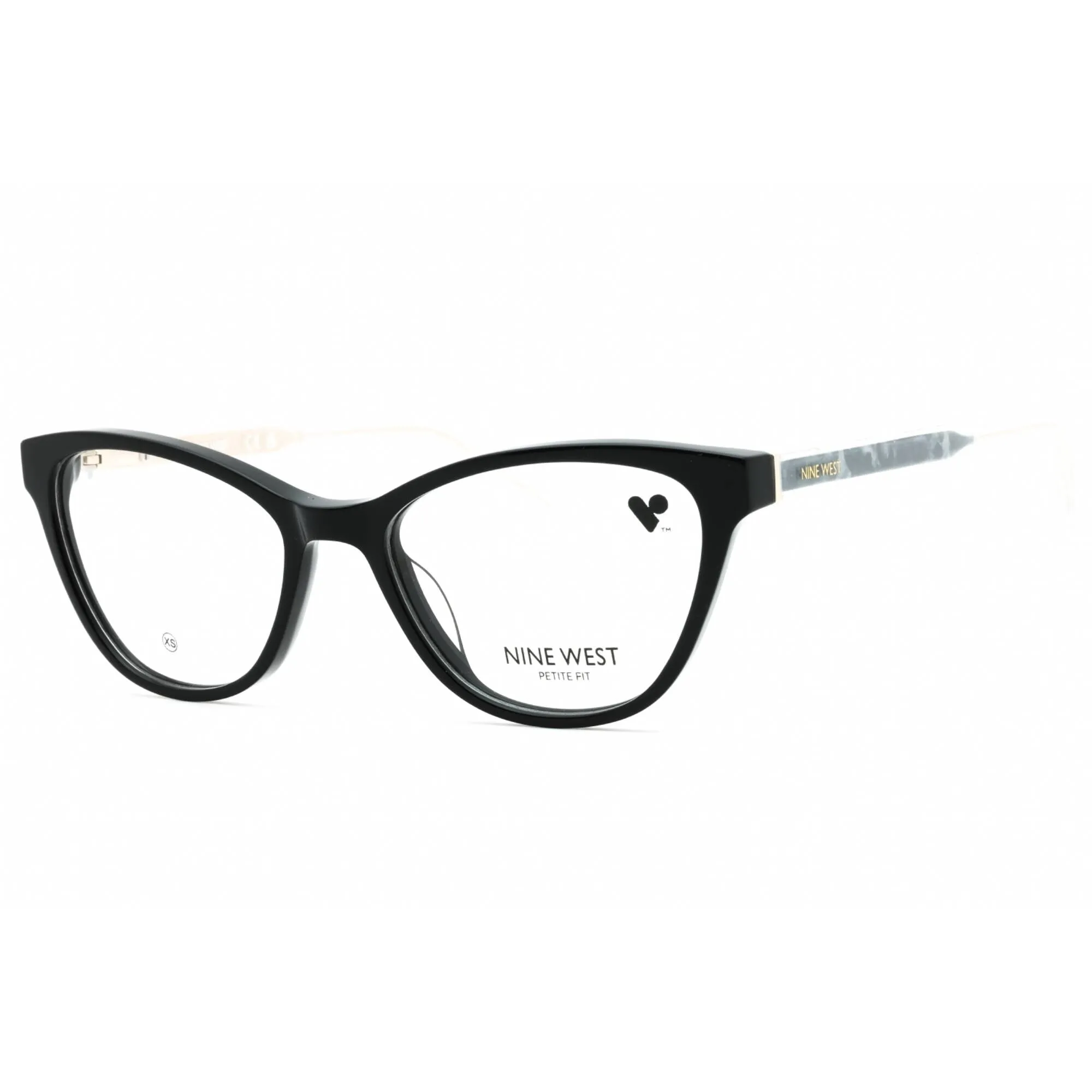 Nine West Women's Eyeglasses - Black Plastic Full Rim Cat Eye Shape Frame| NW5217 001