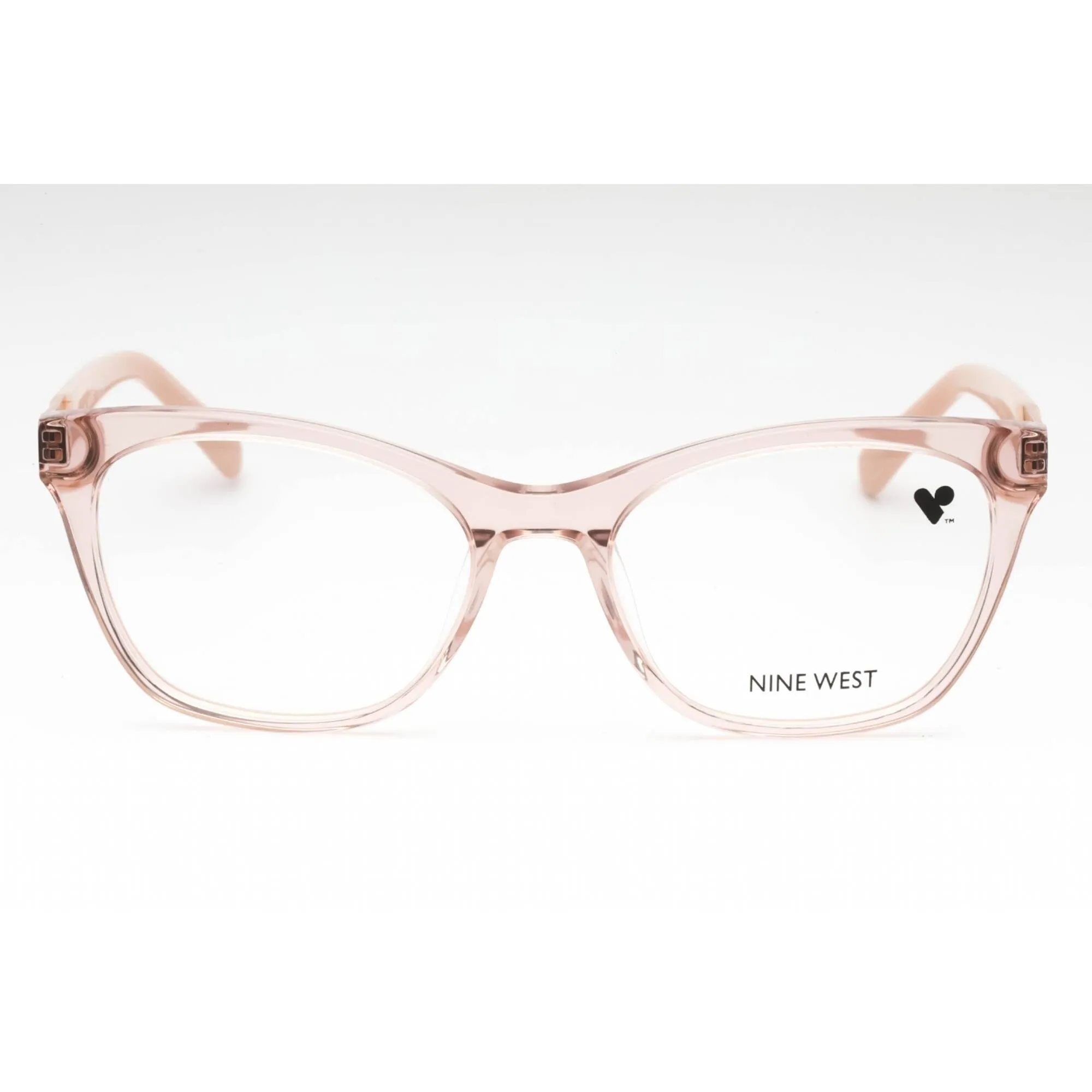 Nine West Women's Eyeglasses - Crystal Blush Plastic Cat Eye Full Rim | NW5204 277