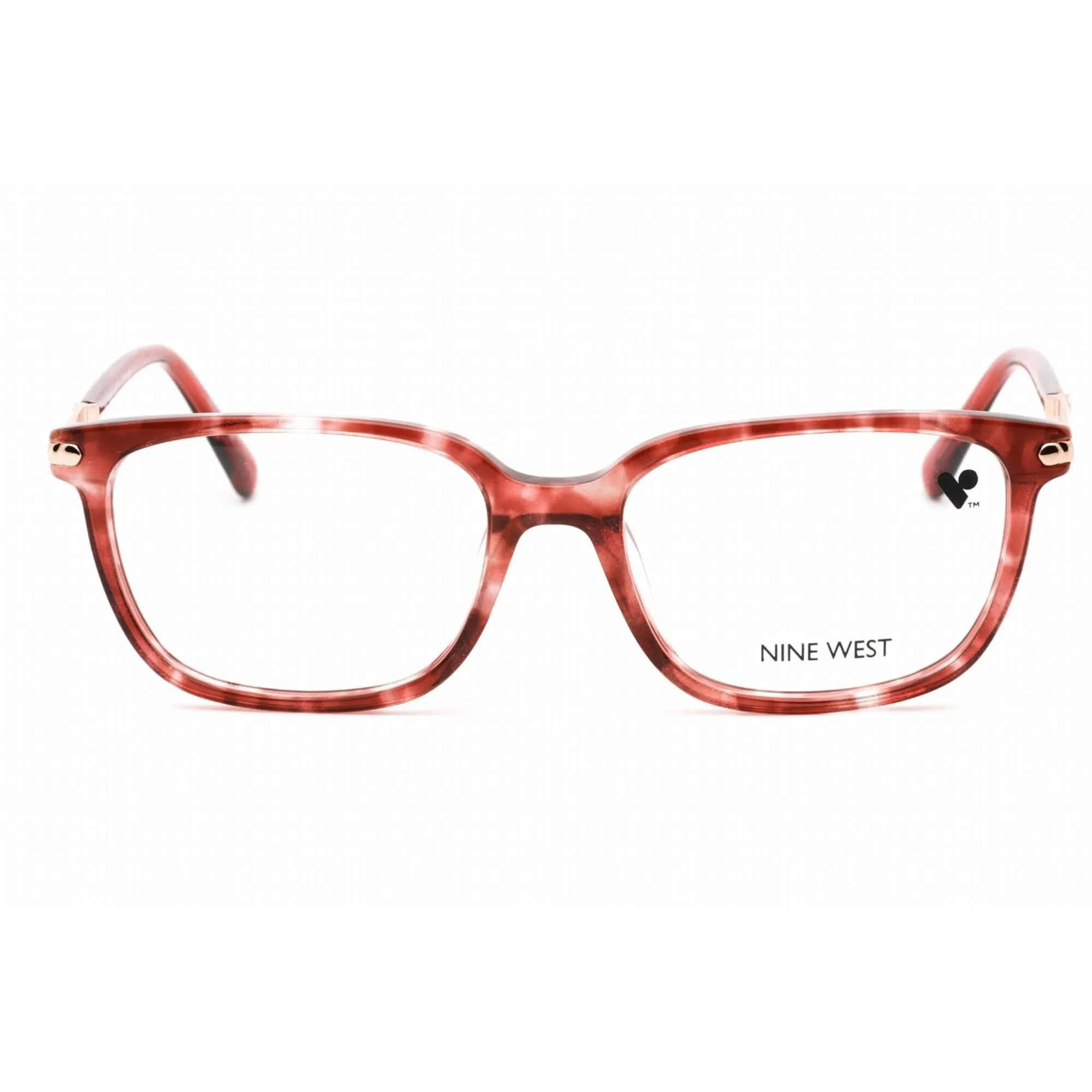 Nine West Women's Eyeglasses - Iridescent Burgundy Tortoise Frame | NW5207 287