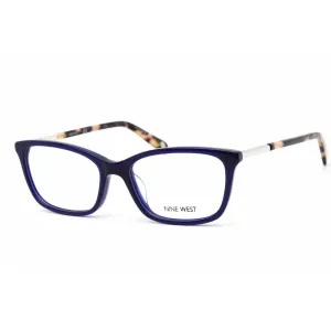 Nine West Women's Eyeglasses - Milky Navy Acetate Rectangular Shape Frame | NW5179 415