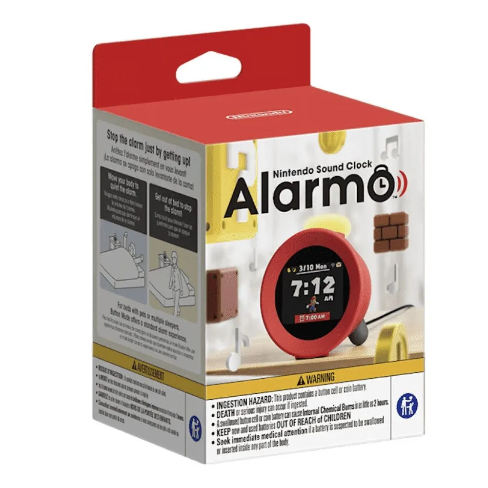 Nintendo CLOSRAAAA Sound Clock Alarmo Interactive Alarm Clock with 35 Scenes