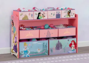 Princess Deluxe 9 Bin Design and Store Toy Organizer