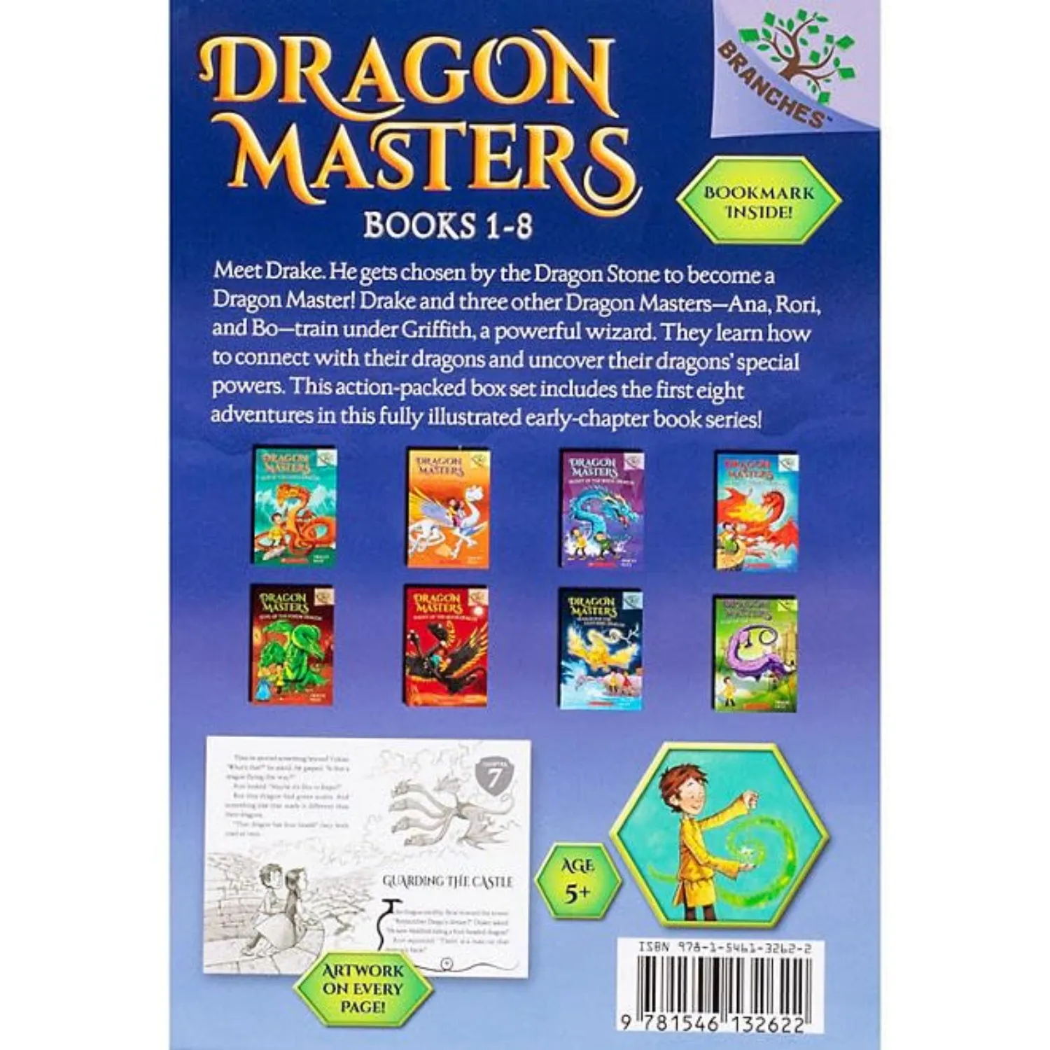 Scholastic Dragon Masters Library Box Set: Books 1-8 by Tracey West (Paperback)