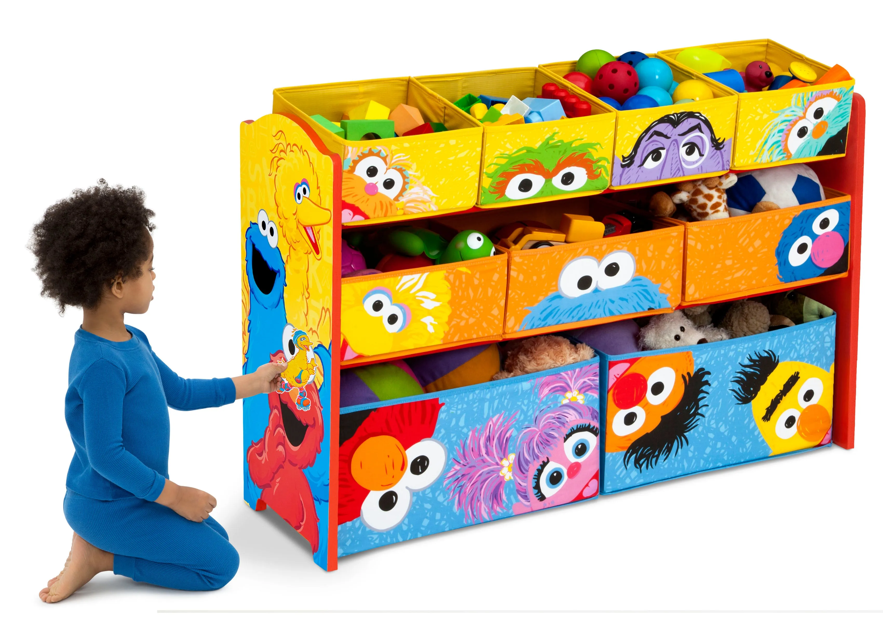 Sesame Street Deluxe Multi-Bin Toy Organizer