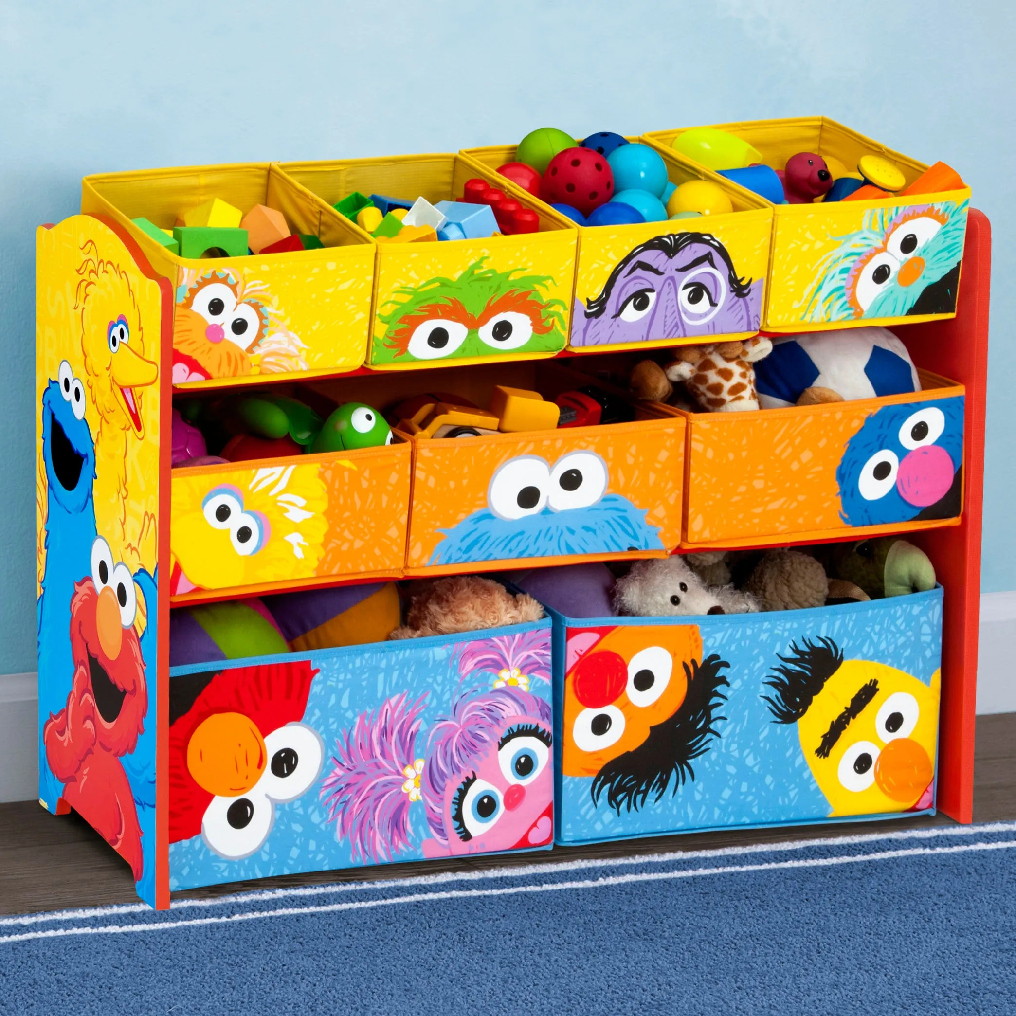 Sesame Street Deluxe Multi-Bin Toy Organizer