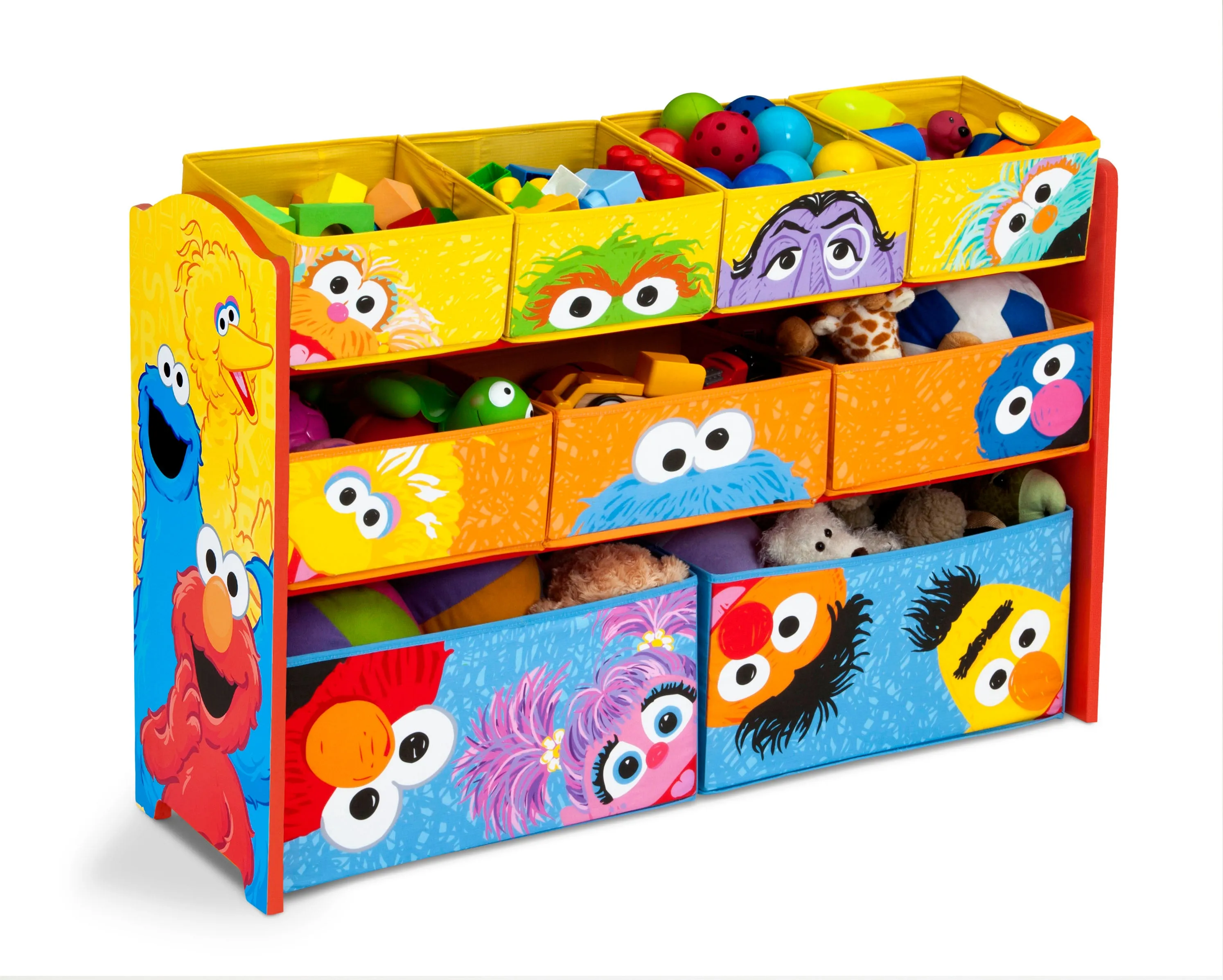 Sesame Street Deluxe Multi-Bin Toy Organizer