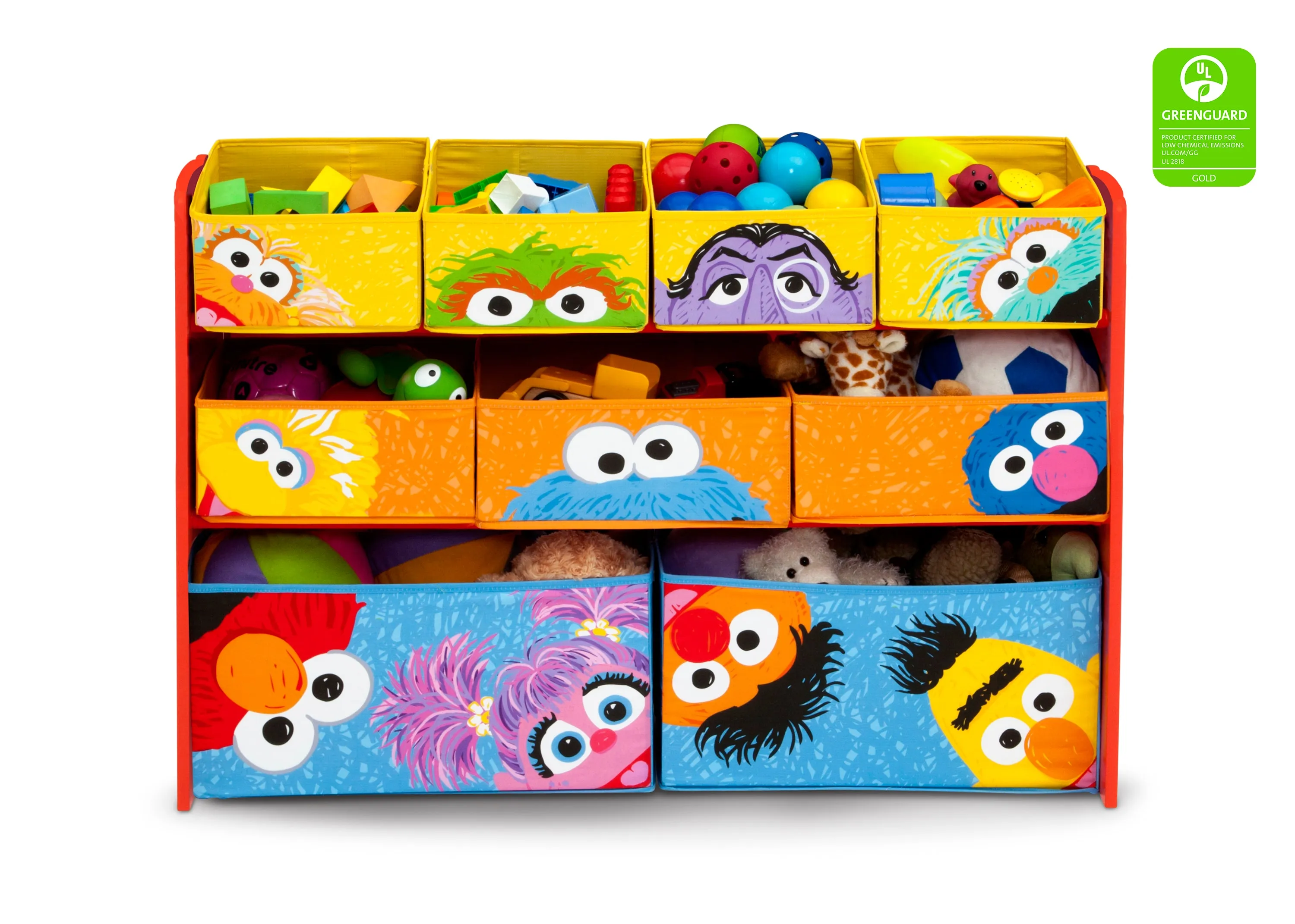 Sesame Street Deluxe Multi-Bin Toy Organizer
