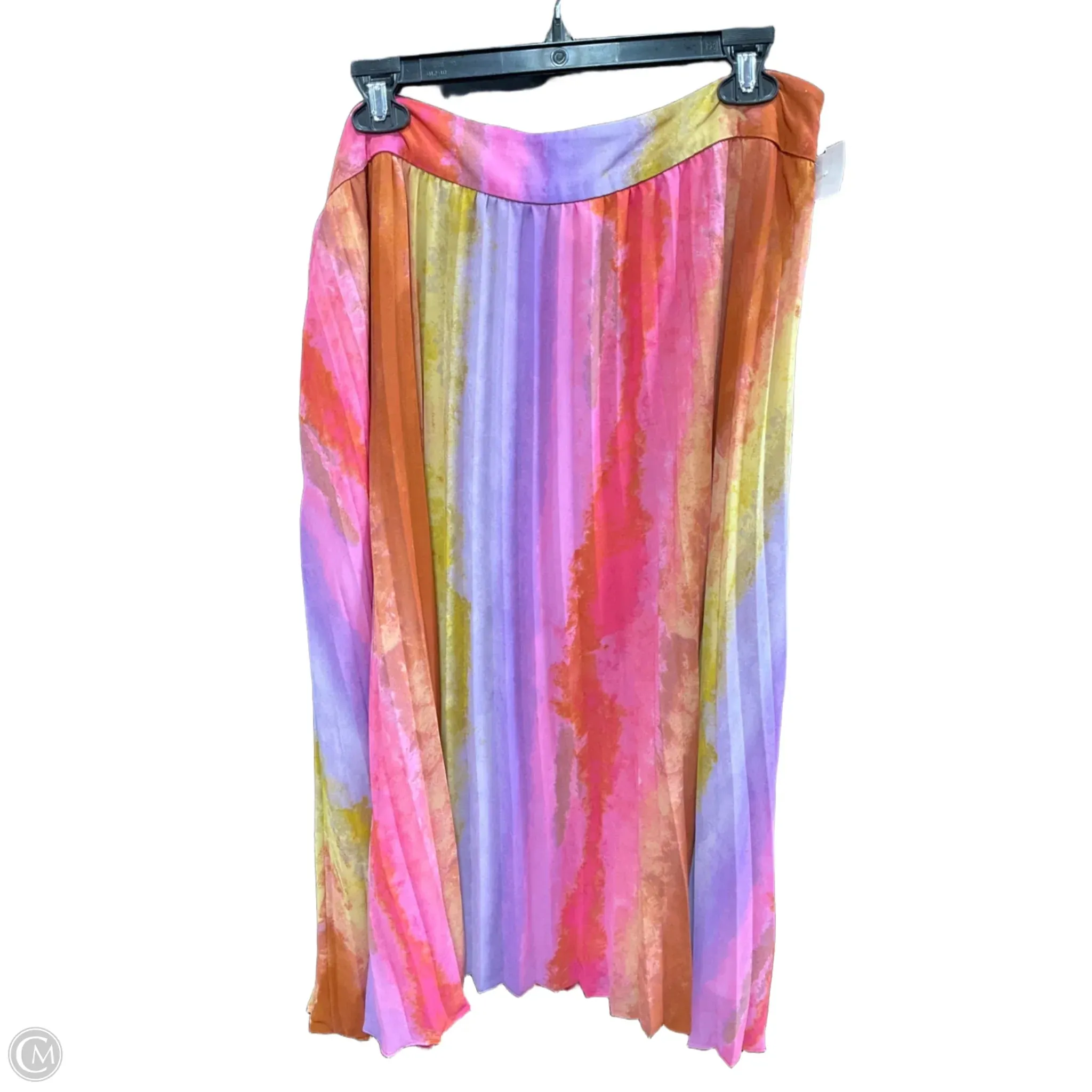 Skirt Maxi By Nine West In Ombre Print, Size: Xxl