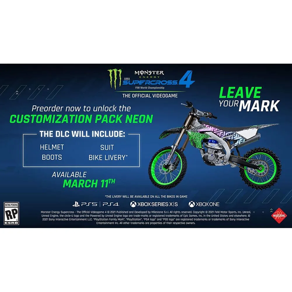 THQ Nordic Monster Energy Supercross 4 for Xbox One
