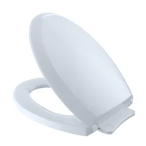 TOTO SS224-01 Guinevere SoftClose Elongated Closed Front Toilet Seat in Cotton White