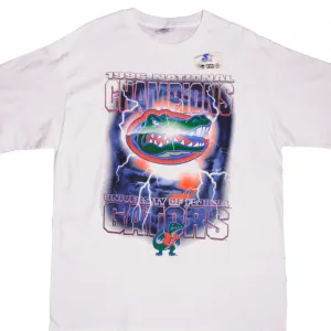 VINTAGE NCAA FLORIDA GATORS 1996 CHAMPIONS TEE SHIRT SIZE LARGE WITH TAGS
