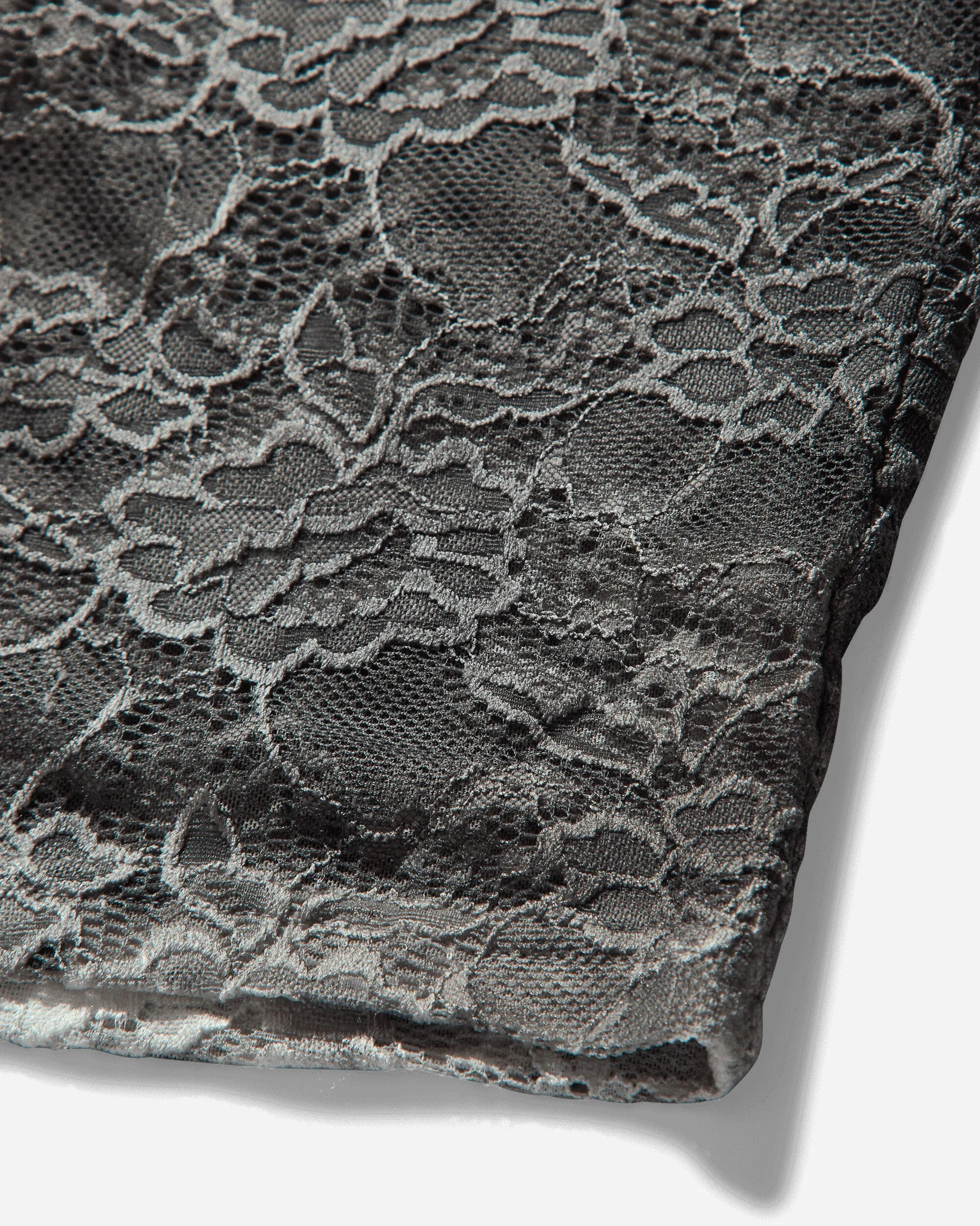 Women's Lace Biker Shorts Washed Out Black