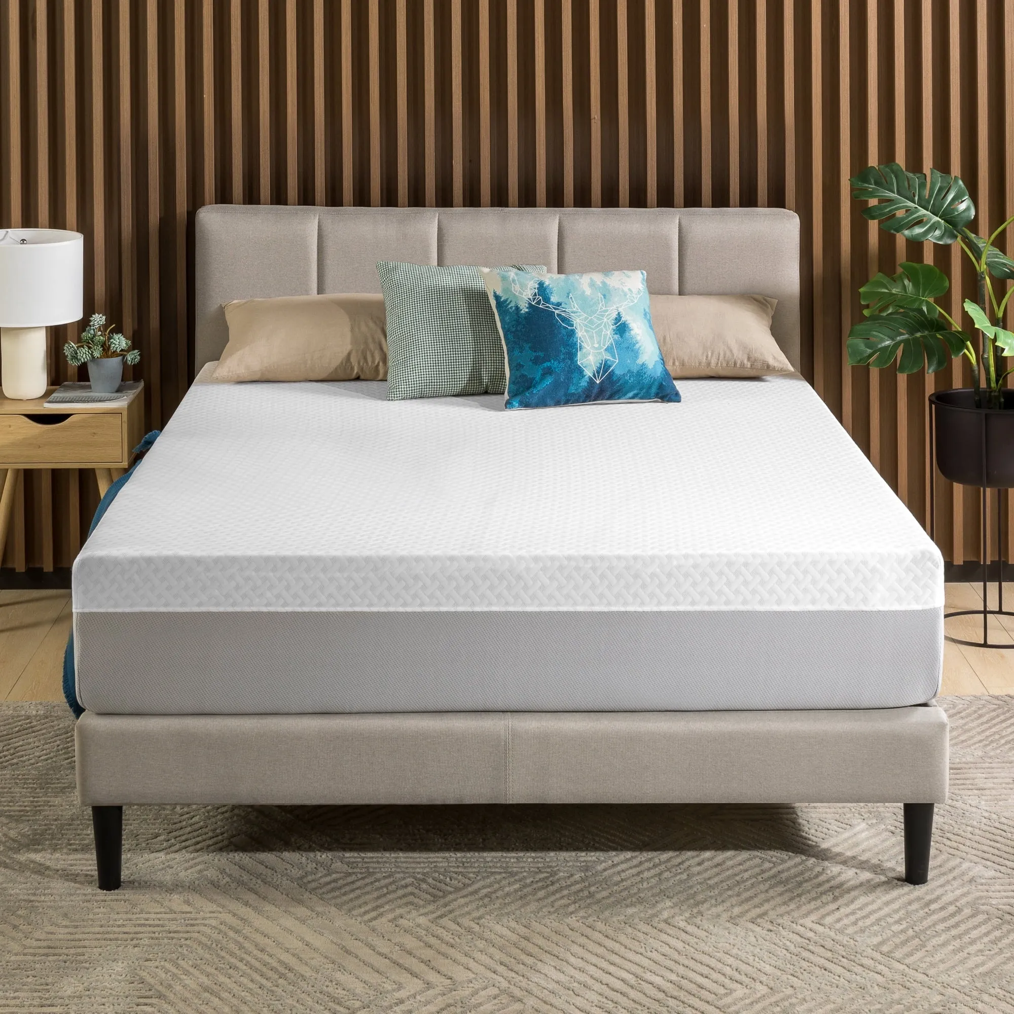Zinus OHBD-10K Cooling Airflow 10" Hybrid Mattress in a Box, King